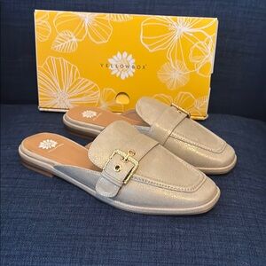 Yellow Box Women's Silver Loafers